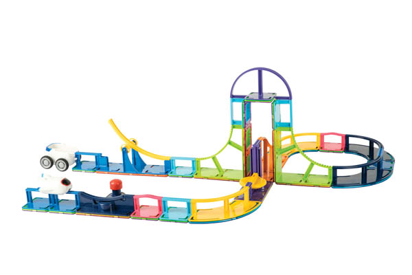 magformers sky track adventure set 64