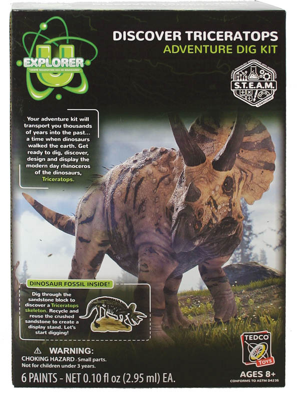 Discover Triceratops - Adventure Dig Kit