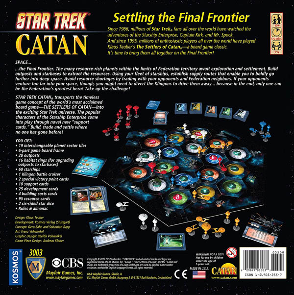 Star Trek Catan Game Catan Studio