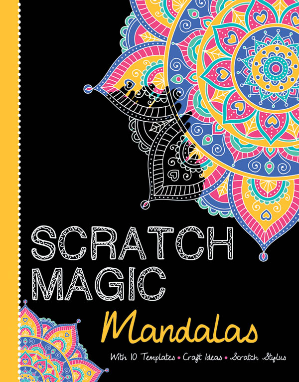 Scratch Magic Mandalas Barron's Educational Series 9781438050522
