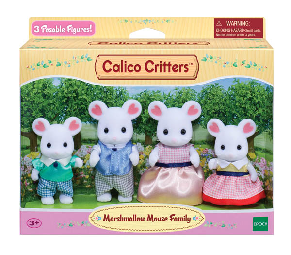 Marshmallow Mouse Family (Calico Critters)