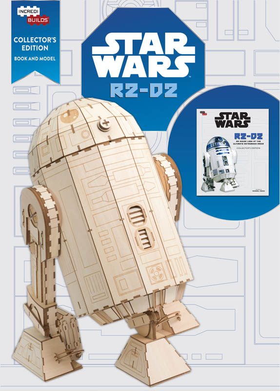Star Wars R2-D2 Collectible 3D Wood Model and Book IncrediBuilds  9781682980279