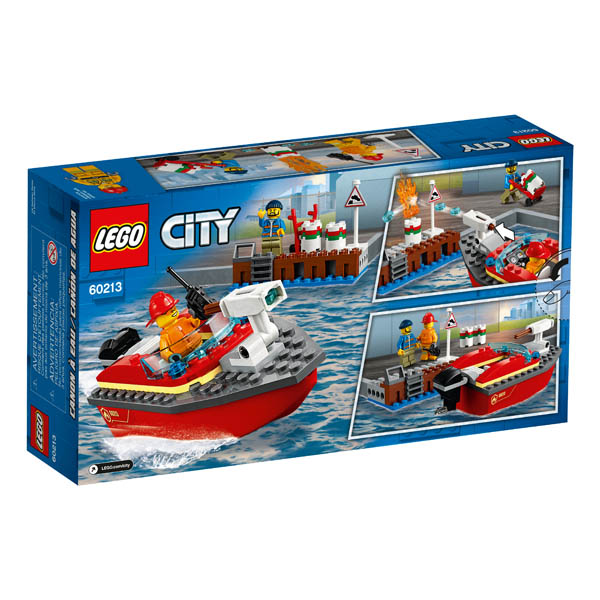 LEGO City Fire Dock Side Fire (60213) | LEGO