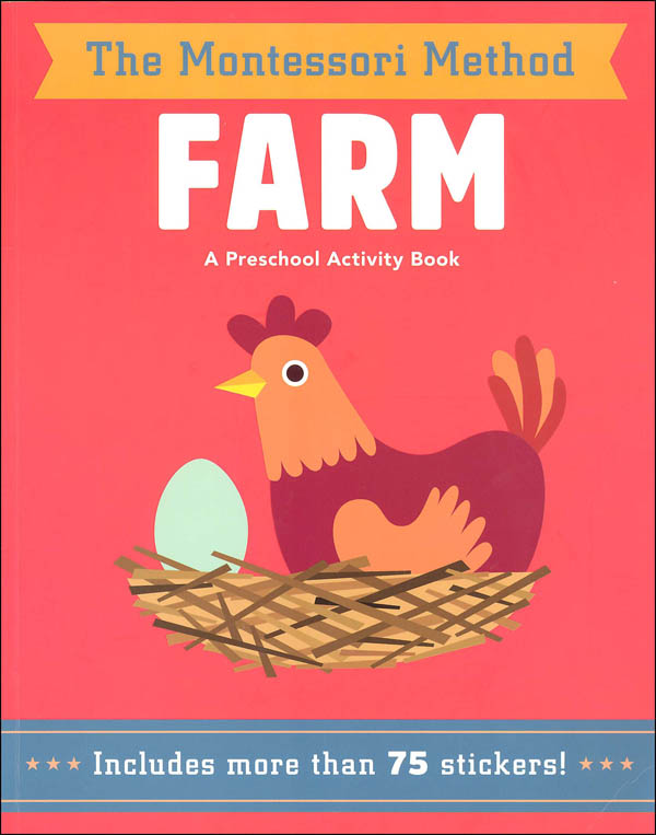 Farm Preschool Activity Book (Montessori Method) Sterling Children's