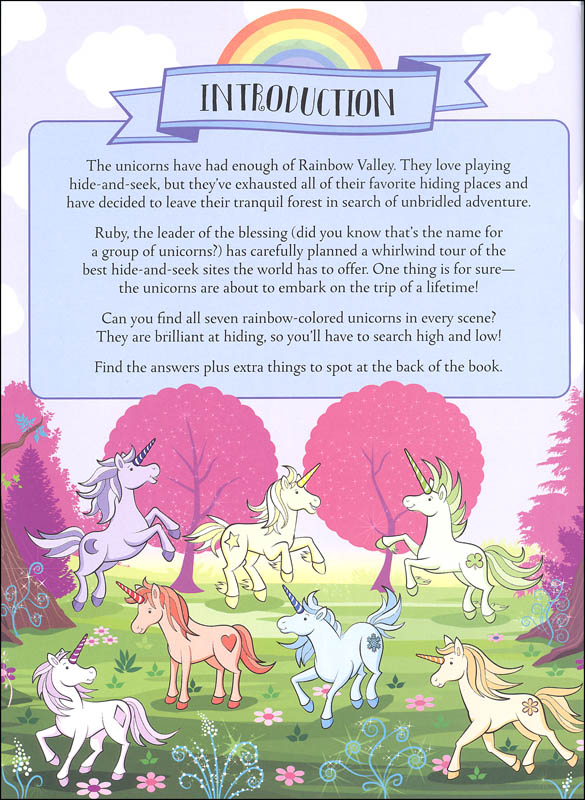 Where S The Unicorn Magical Search And Find Book Flash Kids