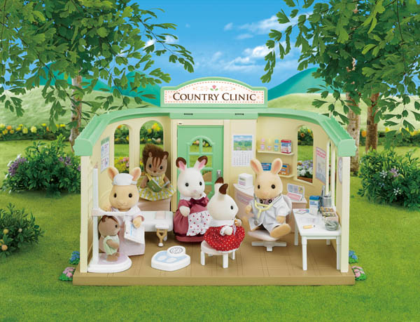 calico critters doctor checkup set