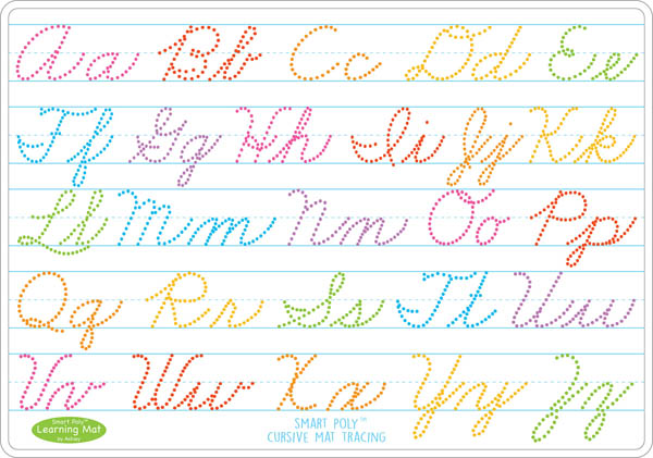 Cursive Smart Poly Learning Mat | Ashley Productions