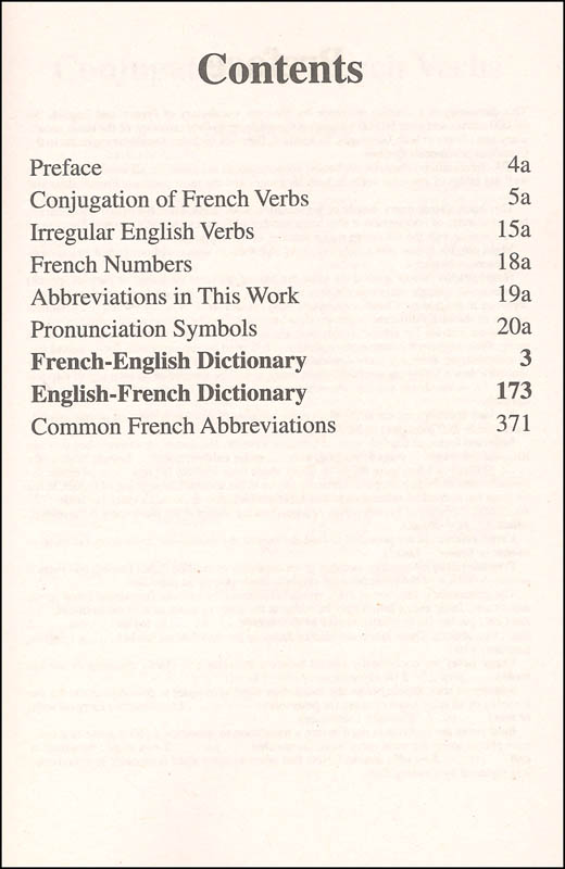ster's FrenchEnglish Dictionary Federal Street Press 9781892859792