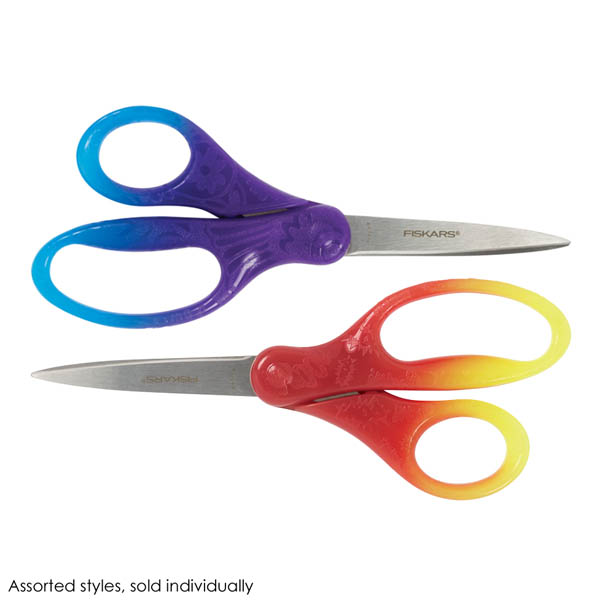 FISKARS Softgrip Pointed-Tip Scissors Safety-Edge Blades You pick the handle 