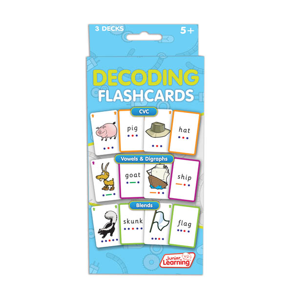 Decoding Flashcards (3 decks) Junior Learning