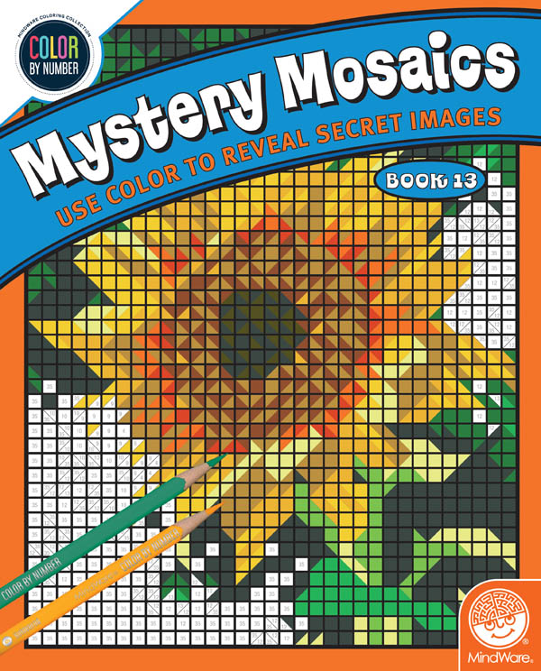 Download Color By Number Mystery Mosaics: Book 13 | MindWare