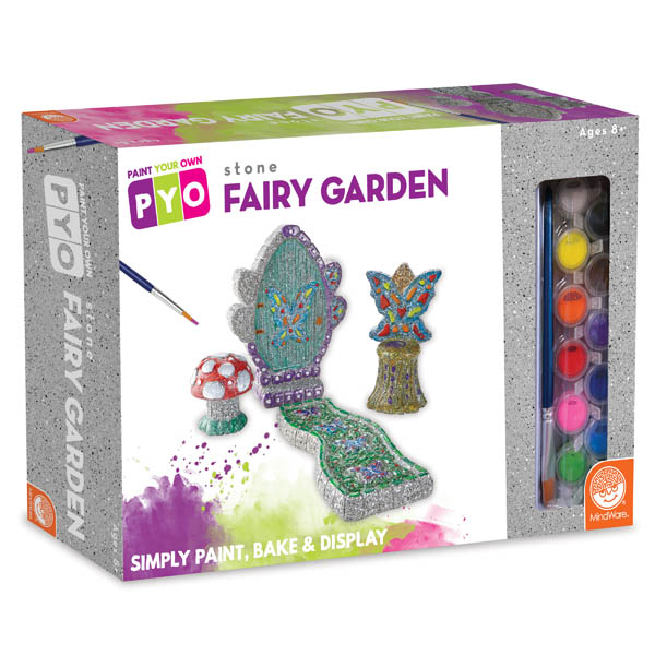 Paint Your Own Stone Fairy Garden MindWare