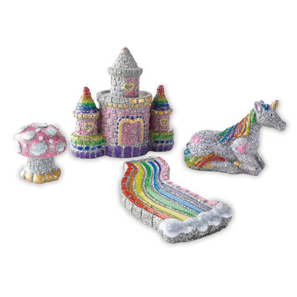 Paint Your Own Stone Unicorn Garden MindWare