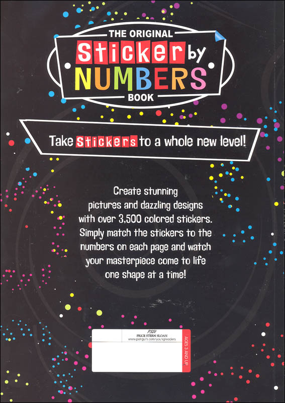 Original Sticker By Numbers Book | Price, Stern, Sloan | 9780843183559