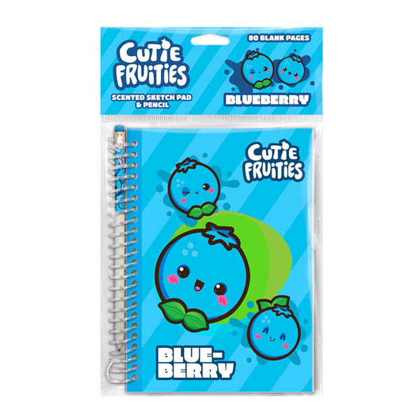 Cutie Fruities Sketch & Sniff Sketch Pad - Blueberry