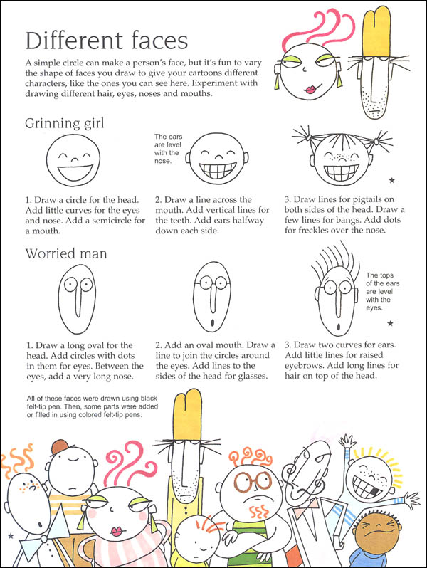 Drawing Cartoons (Usborne Art Ideas) Usborne 9780794544324