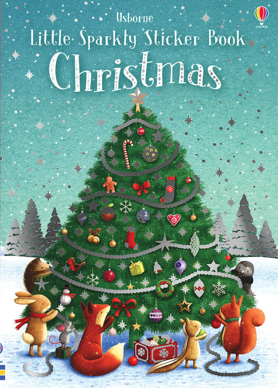 usborne little sparkly christmas tree sticker book