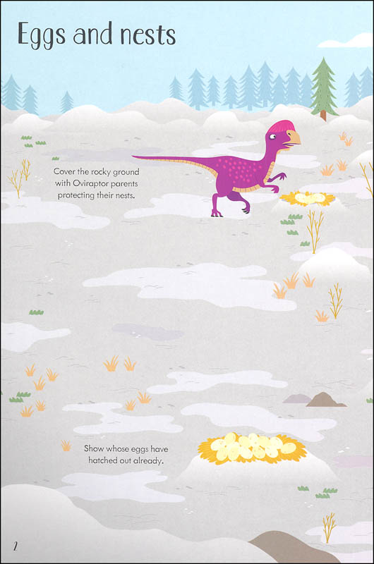 usborne first sticker book dinosaurs