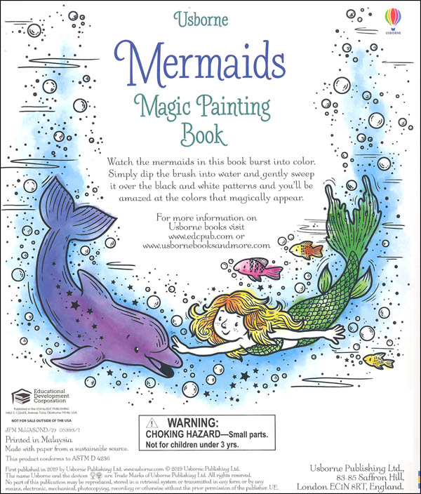 Mermaids Magic Painting Book Usborne 9780794547240