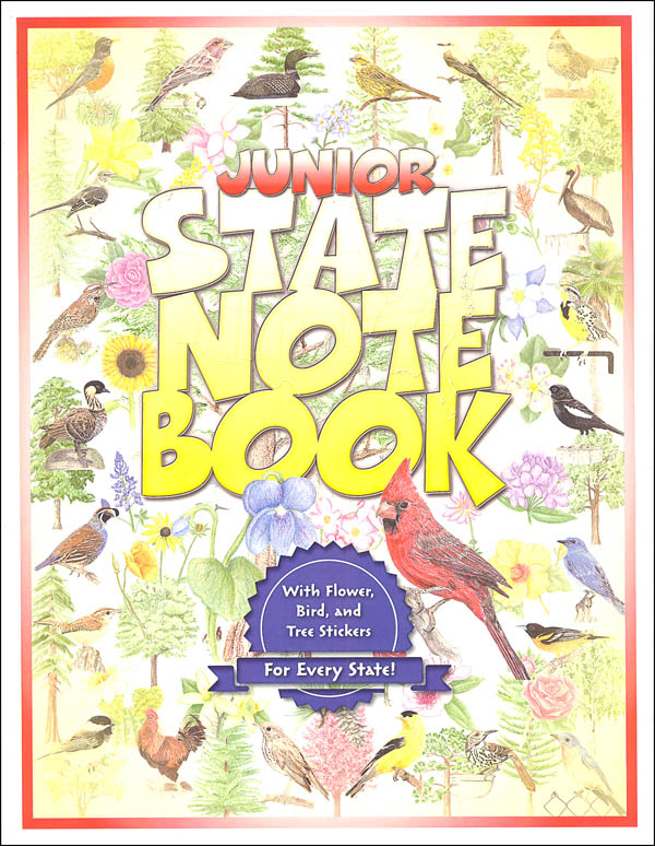 Jr. State Notebook with Stickers