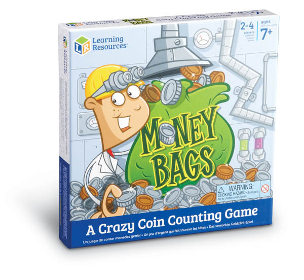 Learning Resources Money Bags Maths School Coin Value Game Toys 