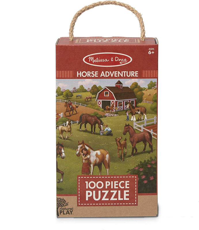 NEW Puzzlebug 100 Piece Jigsaw Puzzle ~ Show Horse 
