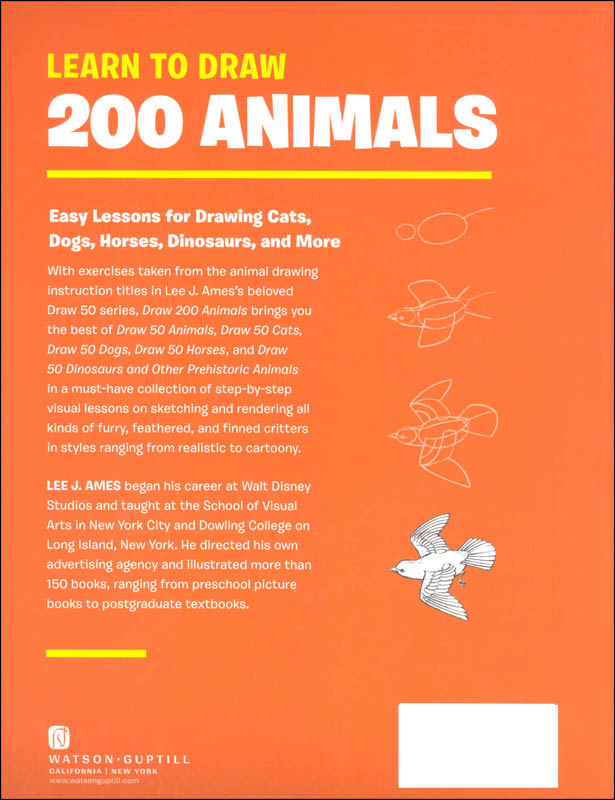 Draw 200 Animals | Watson-Guptill Publishers | 9780399580215
