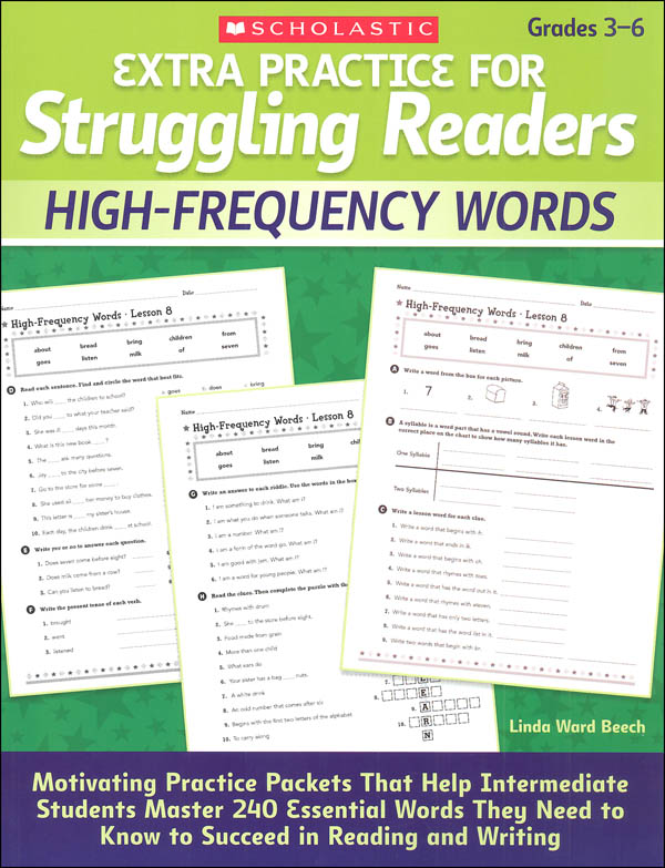 Extra Practice for Struggling Readers - High-Frequency Words