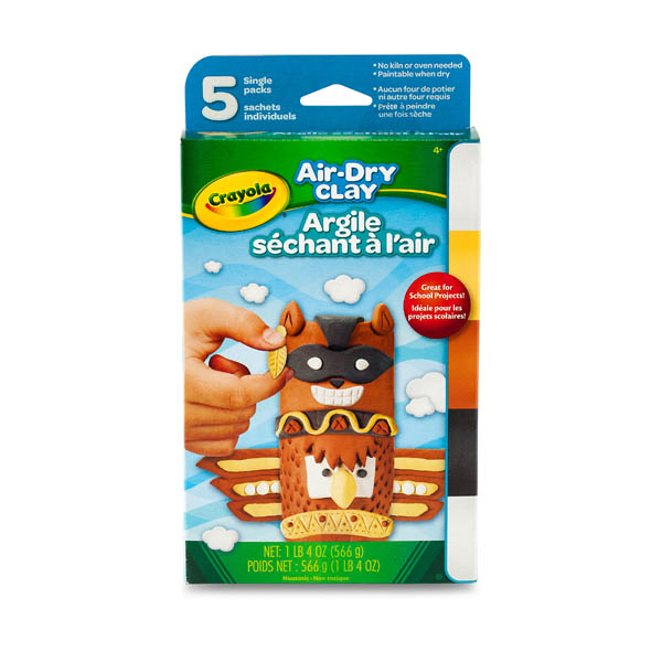 Crayola Air Dry Clay Neutral Colors - Variety Pack (5 count)
