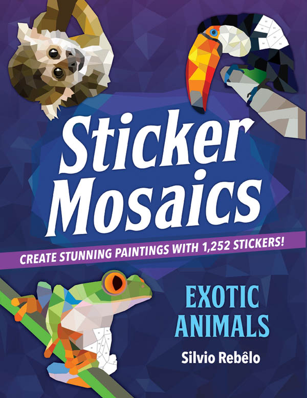 Sticker Mosaics: Exotic Animals