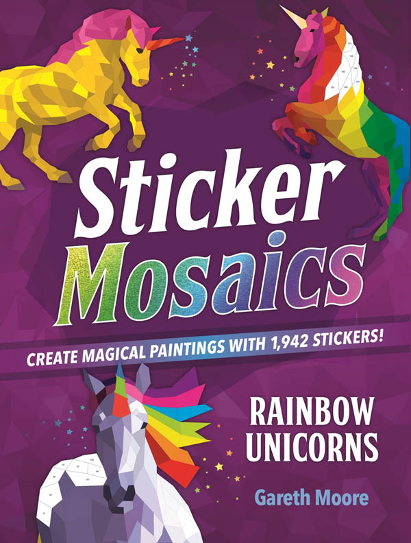 Sticker Mosaics: Rainbow Unicorns