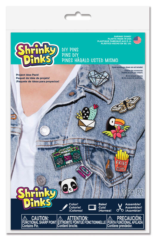 Shrinky Dinks DIY Pins