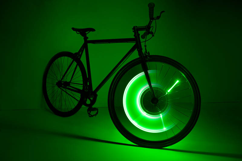 Spin Sport Brightz Bike Lights - Green | Brightz