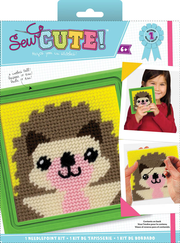 Sew Cute Needlepoint Hedgehog