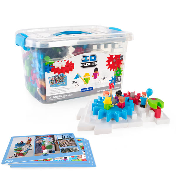 IO Blocks Tabletop System 118 piece set Guidecraft