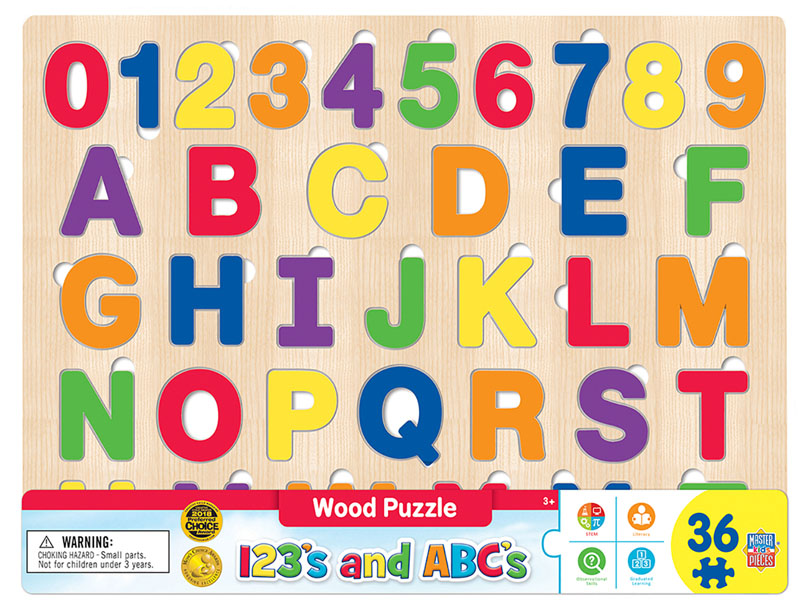 123's and ABC's Wood Puzzle