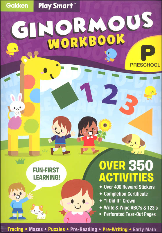 Play Smart Ginormous Workbook - Preschool