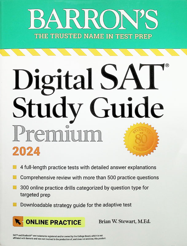 Barron's SAT Study Guide with 5 Practice Tests