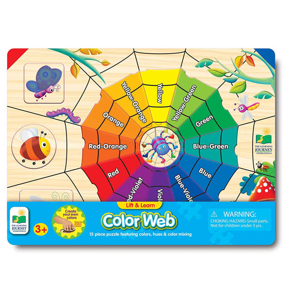 Lift & Learn Color Web Puzzle