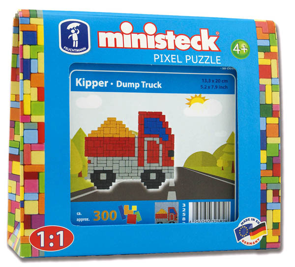 Banket Schep oppakken Ministeck Pixel Puzzle Dump Truck | PlayMais 