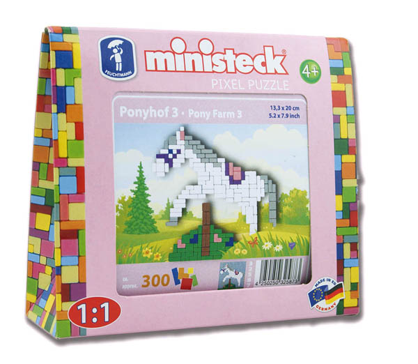 Ministeck Pixel Puzzle Pony Farm 3