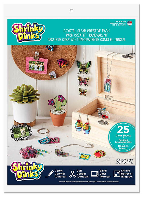 Shrinky Dinks Crystal Clear Creative Pack (25 sheets) POOFSlinky