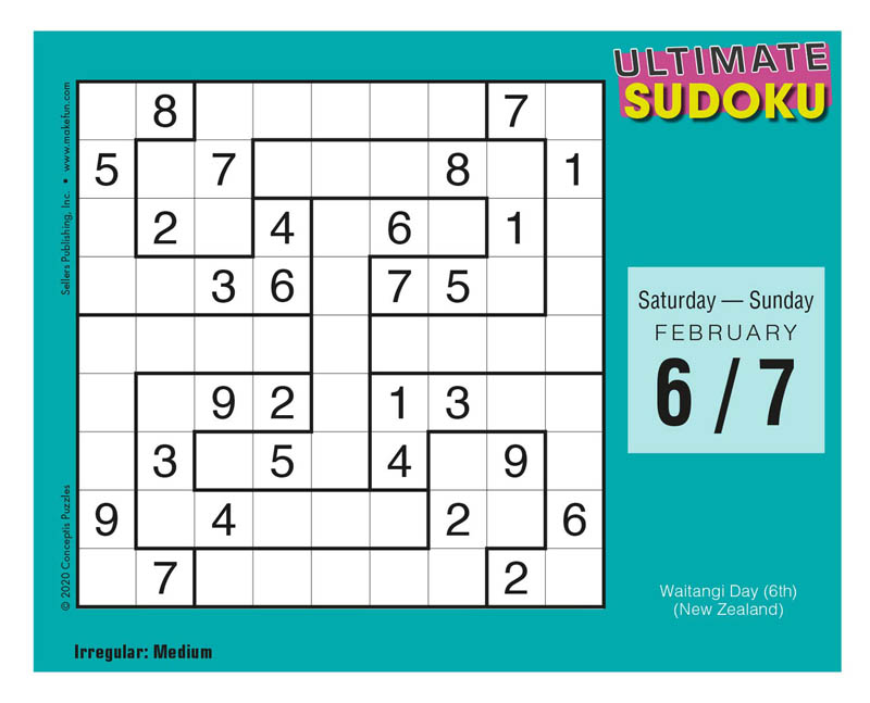 Ultimate Sudoku Classic, Irregular, Multi, Odd/Even, Diagonal, Sum