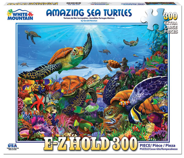 Amazing Sea Turtles Jigsaw Puzzle (300 piece)