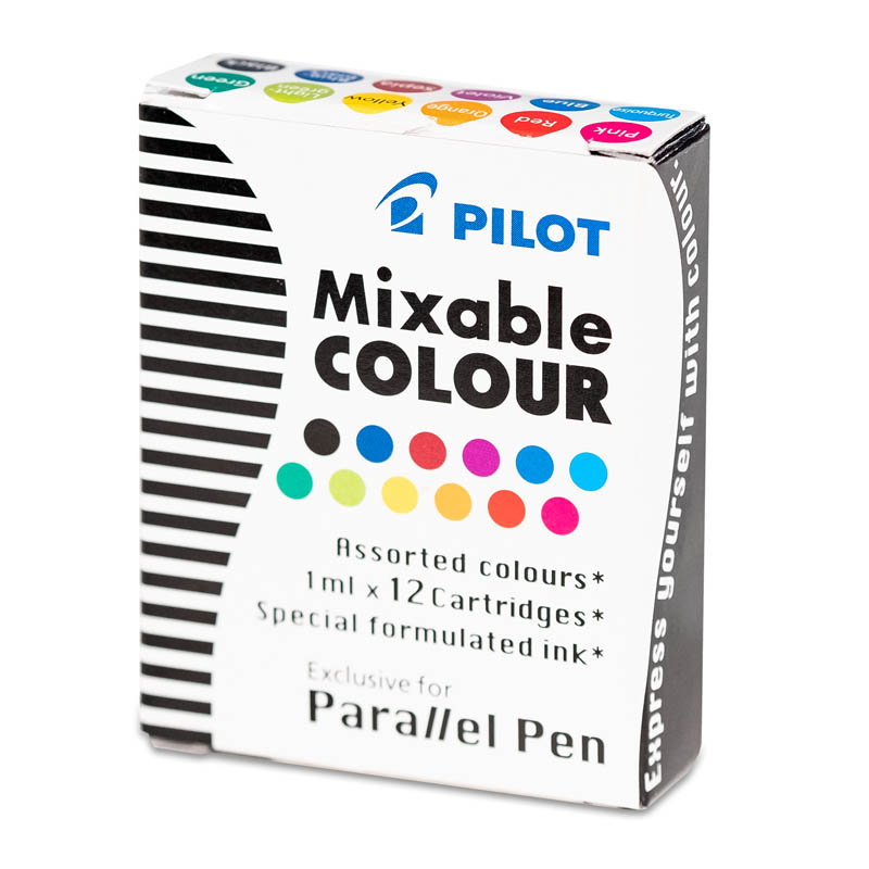 Parallel Pen Ink Refill - assorted colors (12 pack)
