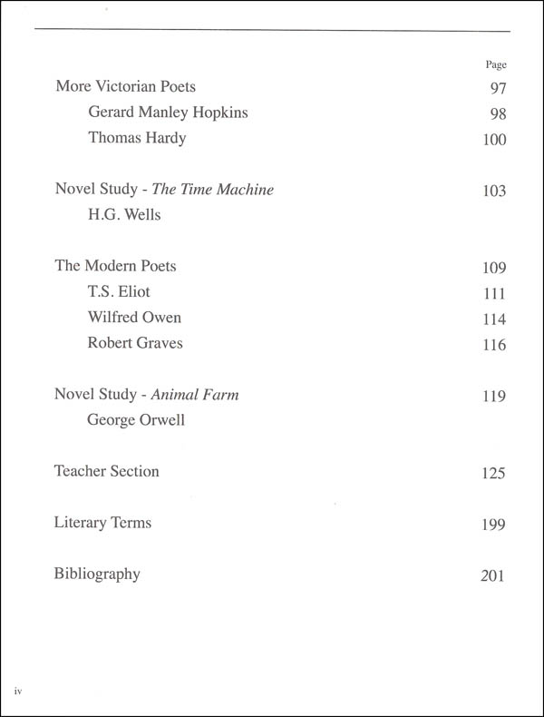 Learning Language Arts Through Literature Gold British Literature