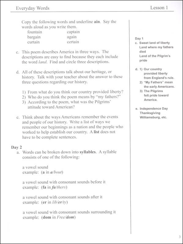 Learning Language Arts Through Literature Purple Teacher Book (3rd