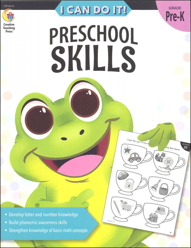 I Can Do It! Preschool Skills | Creative Teaching Press | 9781644740002