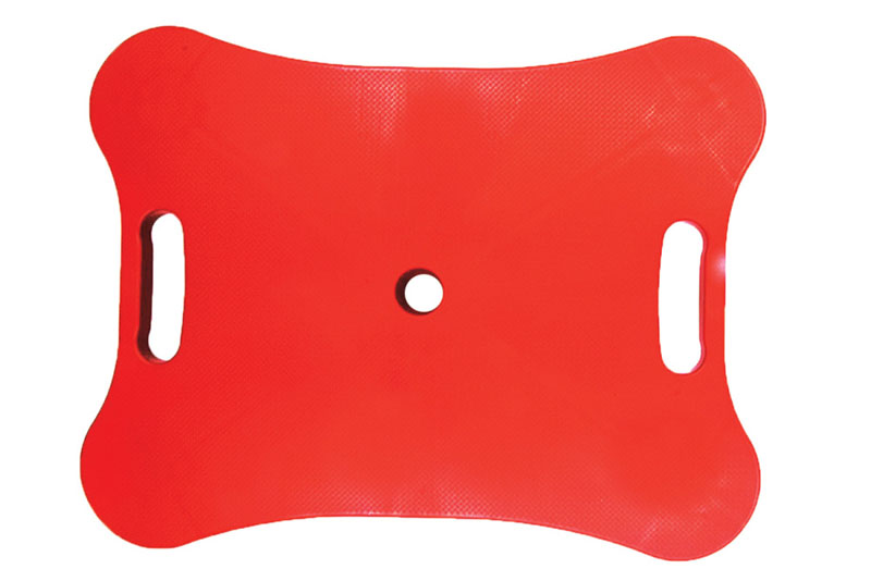 Plastic Scooter Board with Safety Handles Red (Heavy Duty) ETA