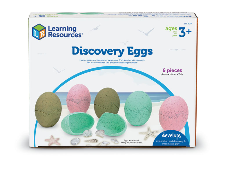 Learning Resources Discovery Eggs LSP3086 Pack of Six